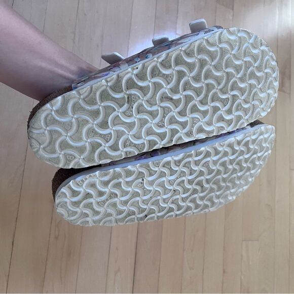 BIRKENSTOCK Florida Fresh Soft Footbed Narrow Width Multicolor Flats 10 - Picture 11 of 15